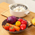 Stainless Steel Steamer Tray Kitchen Drain Basket Fruit Rack for Buns Cooking