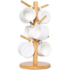 Wooden Tree Rack Mug Stand Coffee Tea Cup Holder Storage Rack Hanger HomeKitchen