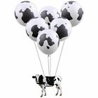 12PCS 30cm Cow Hide Print Latex Balloons Zoo Animal Country Holstein West Decor