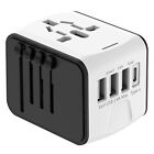 FAST 3.4 / 5A Universal Travel Adapter 3 USB &Type-C Outlet Converter Plug Power