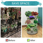 2Set Stackable 5-Tier Stacking Planters Tray Flow Grid System Vertical Garden AU