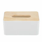 Tissue Box Dispenser Paper Storage Holder Napkin Case Organizer Wooden Cover AU