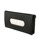 1PC Car Tissue Box Visor Napkin Holder Paper Towel Sun Visor Napkin Holder Black