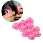 10PCS No Heat Hair Curlers Clip DIY Magic Silicone Soft Rollers Care Heatless AU