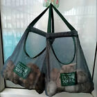 Kichen Hanging Mesh Storage Bags Wall Mount Fruit Vegetable Holder