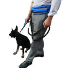 Adjustable Hands Free Dog Leash Lead + Waist Bag Belt Jogging Walking Running