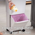 45L Kitchen Bin Waste Sorting Trash Bins 3 Lid Garbage Recycling Wheels Dustbin