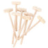 30X Mini Wooden Hammer For Chocolate Breakable Heart Hammer Mallet Smash DIY Toy