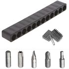 10/20PCS 12 Holes Hex Shank Storage Screwdriver Head-Bit Holder Holding Tool AUS