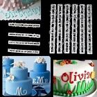 30PCS Alphabet Number Letter Cake Decorating Mold Fondant Icing Cutter Mould Set