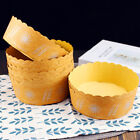 100PCS  High Temperature Kraft Paper Bread Cupcake Holder Resistant Paper Cup