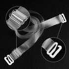 3Pairs Adjustable Transparent Invisible Bra Strap Clear Underwear Shoulder Strap