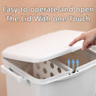 45L Kitchen Bin Waste Sorting Trash Bins 3 Lid Garbage Recycling Wheels Dustbin