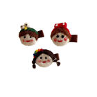 Simple Cartoon Girl Hairpin Cute Styling Hair Accessories for Kids Fashion Gift