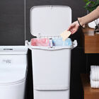 45L Kitchen Bin Waste Sorting Trash Bins 3 Lid Garbage Recycling Wheels Dustbin