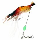 20x Soft Plastic Fishing Lures Tackle Prawn Shrimp Flathead Bream Cod Bass Glow