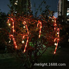 Christmas Candy Cane Pathway Solar Lights Decorations Garden Party LED Outdoor