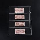 10PCS Paper Money Banknote Folders 4 Pockets Pages Album Sleeves Storage Note AU