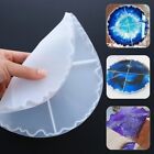 Coaster Resin Casting Mold Silicone Jewelry Agate Making Tray Mould Craft