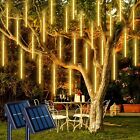 LED Solar Lights Meteor Shower Rain Christmas Tree String Lights Garden Outdoor