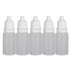 100pcs 5ml Empty Plastic Dropper Bottle Squeezable Drop Liquid Container Clear