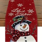 Christmas Table Runner Tablecloth Christmas Home Dinning Table Flag Xmas Decor