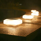 Garden Square Pool LED Light Solar Warm Light Fence Post capital Lamp Waterproof