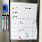 Monthly/Weekly Planner Fridge Calendar Magnetic Board with 3 markers + an Eraser