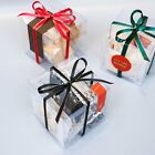 200pcs CLEAR PVC Gift Boxes Plastic Cube Transparent Display Case Square Box Pac