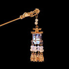 Flower Lantern Fringe Hairpin Hanfu Hair Accessories Vintage Chinese Hair Stick