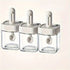 2pcs Square Seasoning Pot, Kitchen Spice Jar, Seasoning Containers for Salt