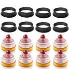 30X Cake Mold Perforated Cutter Round-Shape Mousse Circle Ring Tart Decor Baking