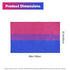 Bisexual LARGE Flag 150x90cm Bi Sexual Pride LGBT Lesbian Gay rainbow Mardi Gras