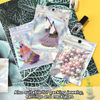 100PCS Rainbow Colour Holographic Storage Pouches Zipper Seal Foil Packaging Bag