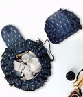 Lazy Cosmetic Bag Printing Drawstring Makeup case Storage Bag Portable Travel AU
