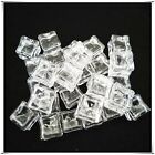 50X Fake Acrylic Ice Cubes Artificial Wedding Party Photography Display Clear AU