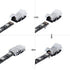 10MM LED STRIP LIGHT SOLDERLESS RGB SNAP CONNECTOR 4 PIN WIRE WATERPROOF