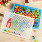 Mushroom Nails Puzzle Pegboard Jigsaw Creative DIY Peg  3D Kids Educational Toys