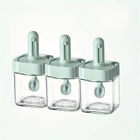 2pcs Square Seasoning Pot, Kitchen Spice Jar, Seasoning Containers for Salt