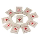 10x Hangover Recovery Kit Muslin Favour Bags Rustic Hens Party Engagement AU