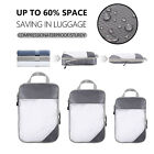 6Pcs Compression Packing Cubes Expandable Storage Travel Luggage Bags Organizer