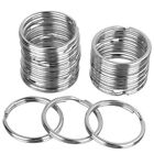 180PCS 25mm Stainless Steel Key Holder Split Scuba Rings Keyring Keychain Keyfob