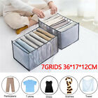 7 Grids Clothes Storage Bag Jeans Pants Drawer Organizer Divider Boxes Foldable