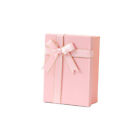 5PCS Elegant Folding Gift Box with Ribbon Bow One-Piece Shoe Apparel Box 22*16cm