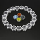 50Pcs Mini Sample Bottle Cosmetic Makeup Jar Pot Face Cream Lip Balm Container