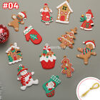 ❤ 12PCs Gingerbread Man Christmas Tree Hanging Pendant Gift Tree Decor Ornament