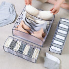 3pcs Drawer Divider Closet Underwear Socks Bra Organizer Container Storage Box