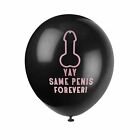 YAY SAME PENIS FOREVER Latex Balloon Banner Hen Party Wedding Celebration Decor