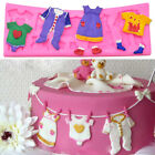 3D Baby Clothes Cake Decorating Fondant Mould Silicone Baking Mold Chocolate RAU