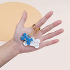 2pcs Silicone Bone Shape Resin Mold Dog Tag Keychain Resin Casting Mould Craft